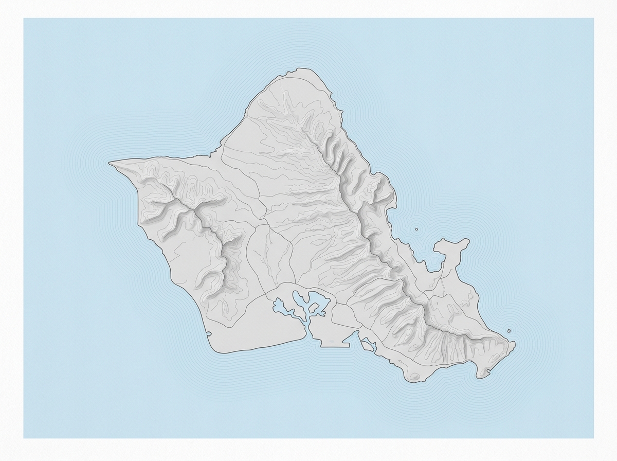 Map of Oahu Service Areas